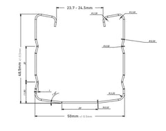 Colorbond Panel Rail - 2400mm