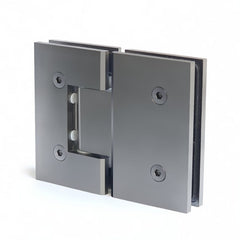FORGE SHOWER HINGE GLASS TO GLASS 180 Degrees 10mm glass - Gunmetal