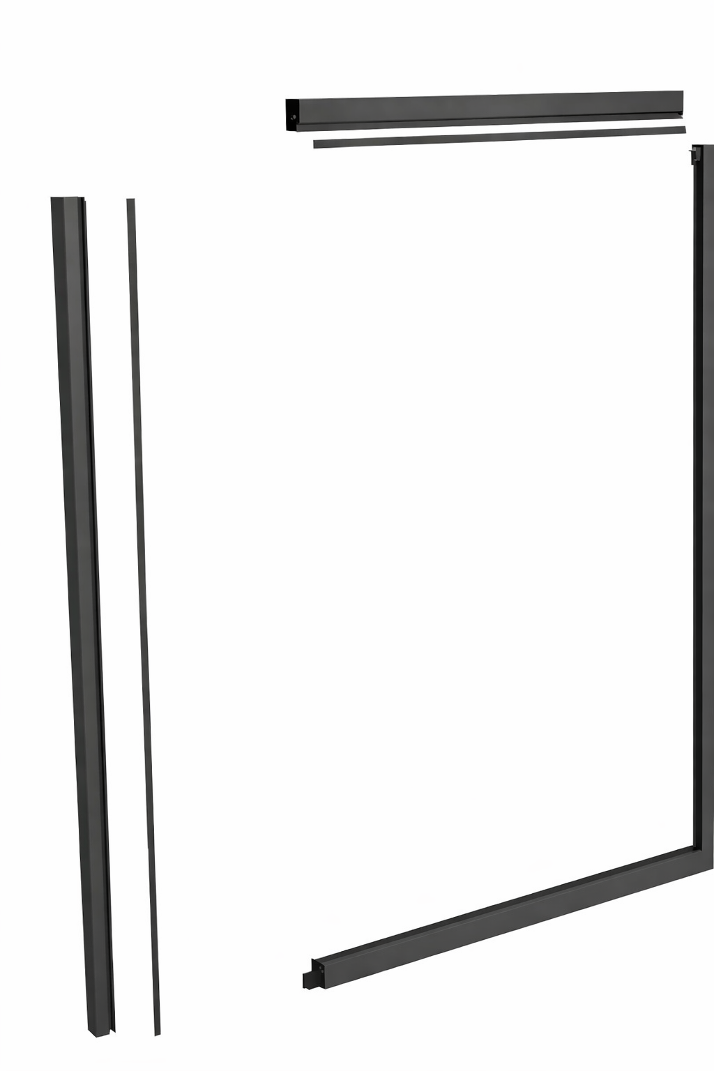 Aluminium Pedestrian Gate Frame , DIY kit. Great for Adding Battens or Slats