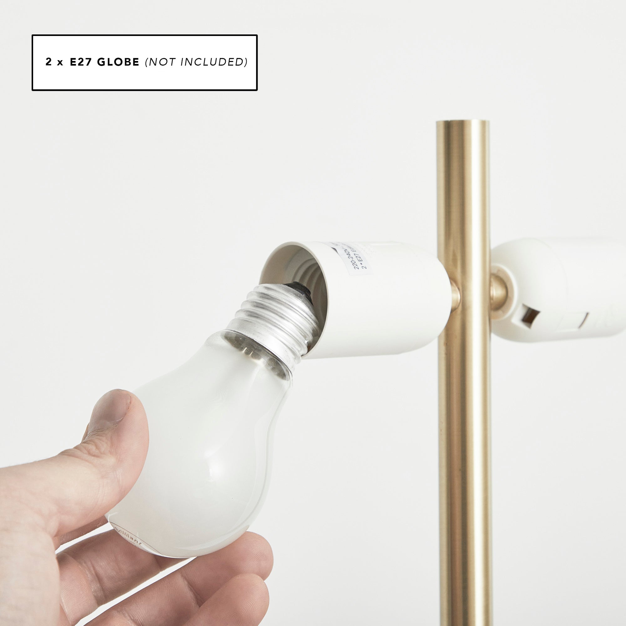 Mushroom 150cm Floor Lamp Gold product image 7