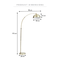 Tokyo 175cm Arch Floor Lamp Bronze product image 3