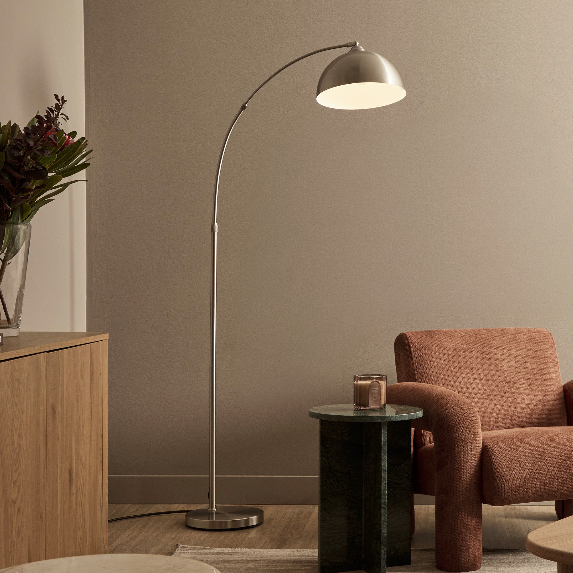 Tokyo Floor Lamp Nickel lifestyle image