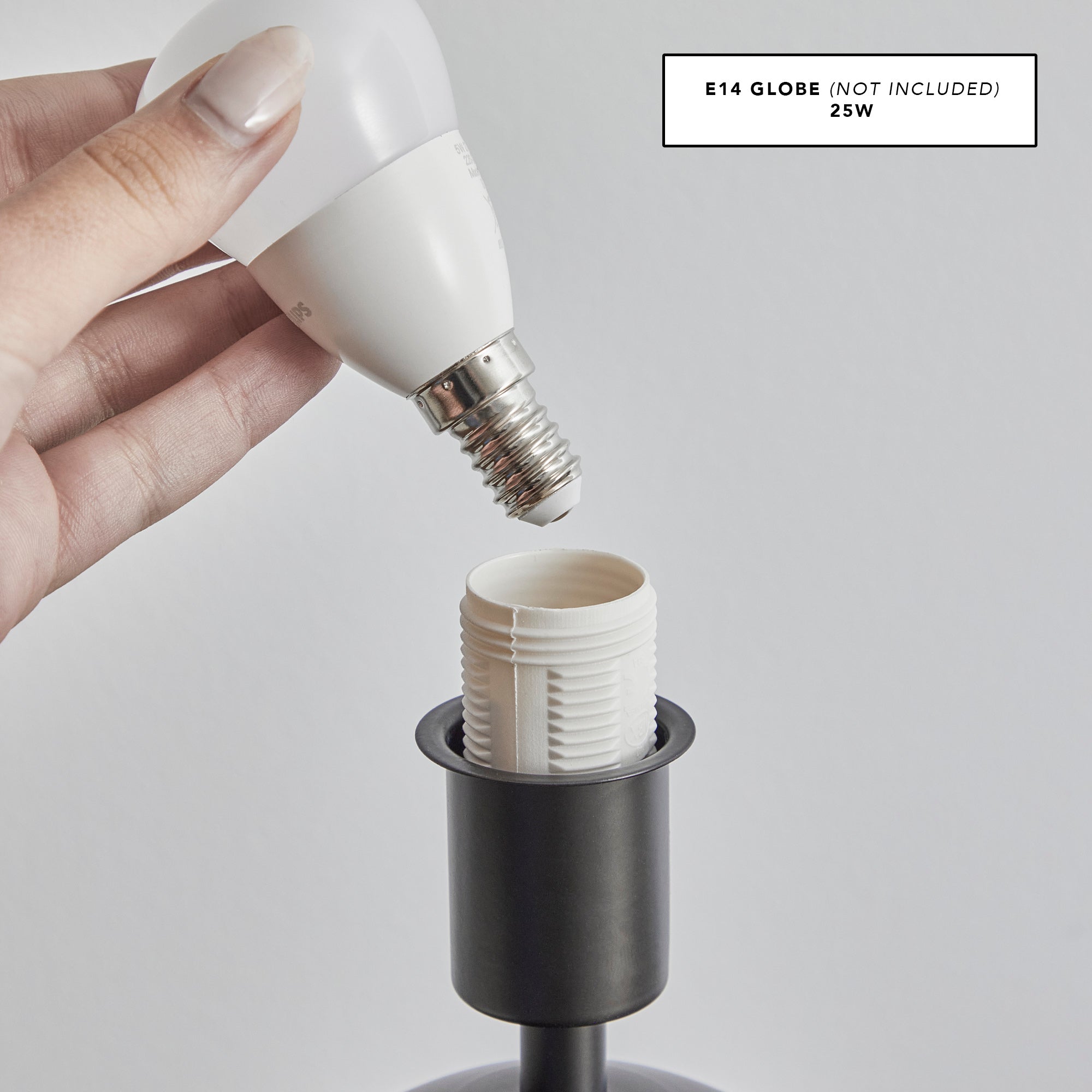 Mushroom 36cm Table Lamp Black product image 6