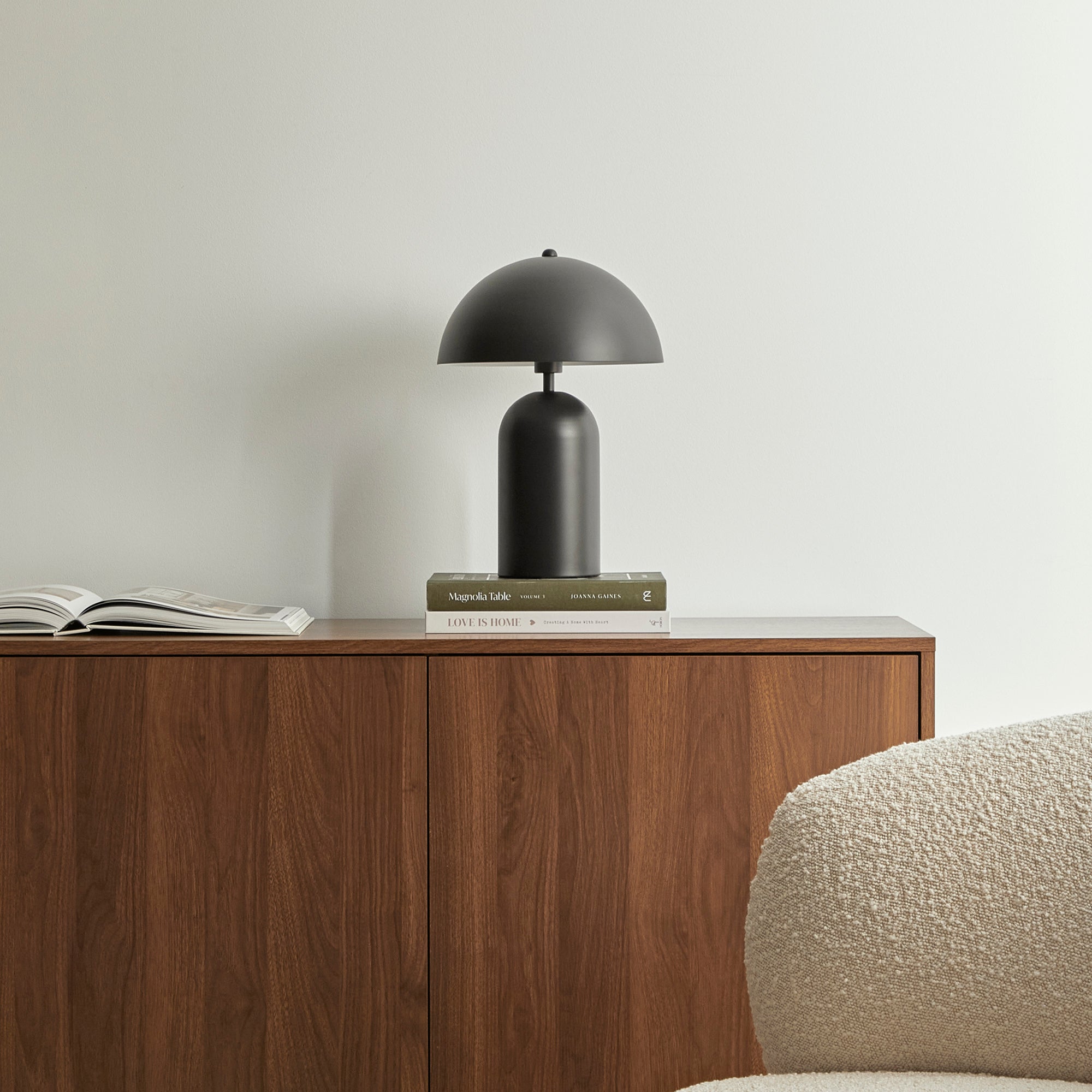Mushroom 36cm Table Lamp Black product image 7
