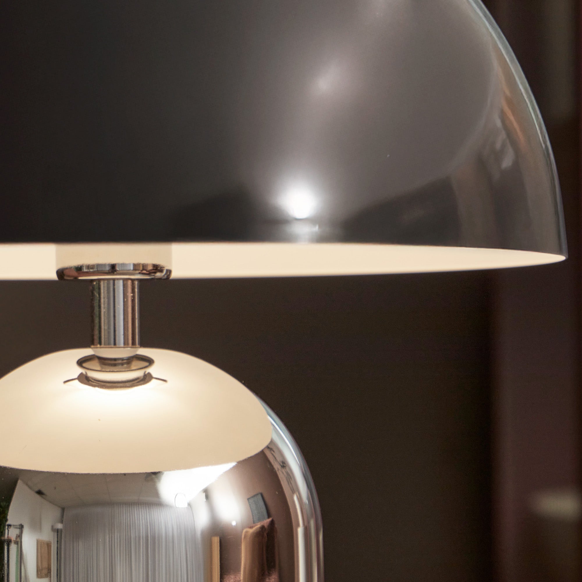 Mushroom Table Lamp Chrome product image 6