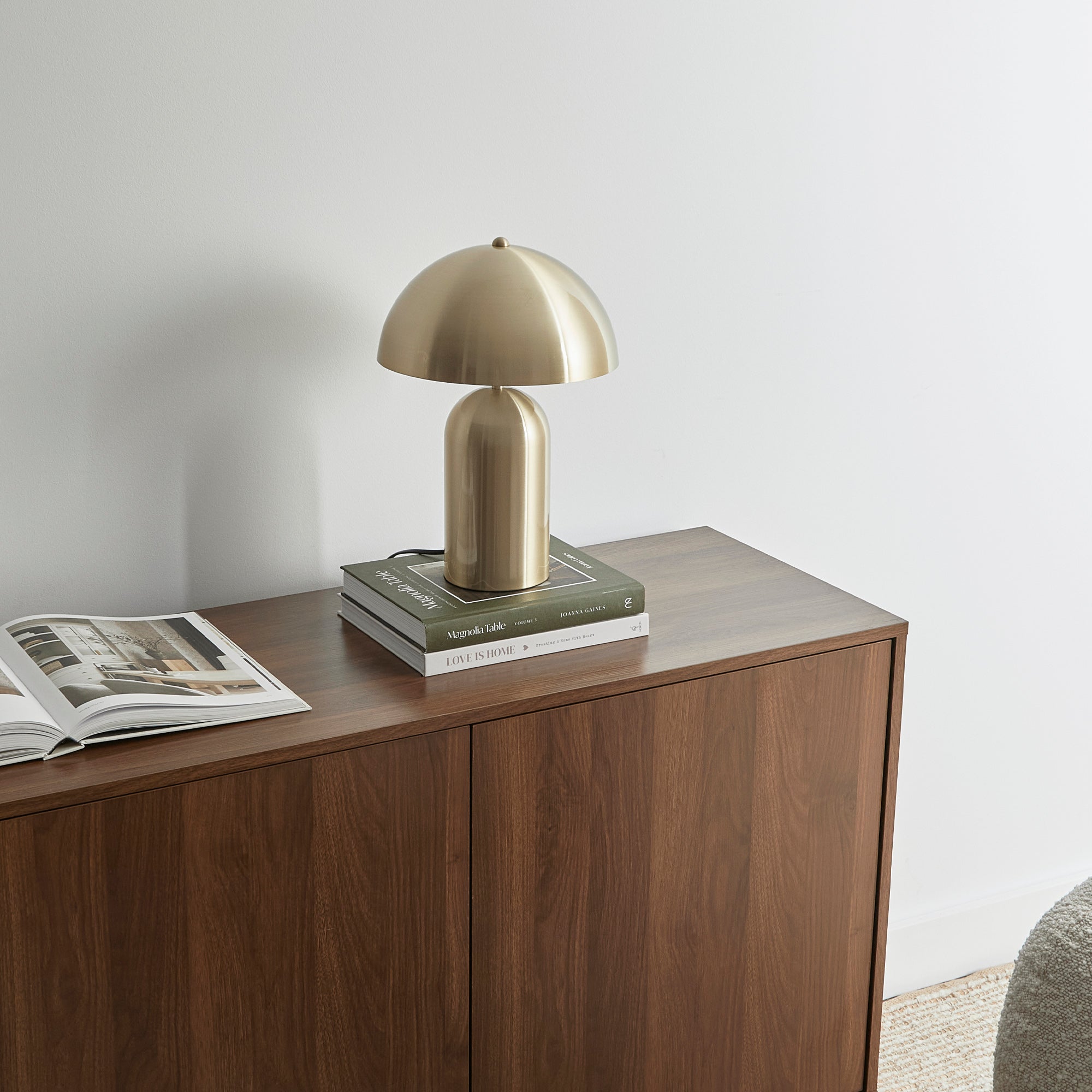 Mushroom 36cm Table Lamp Gold product image 4