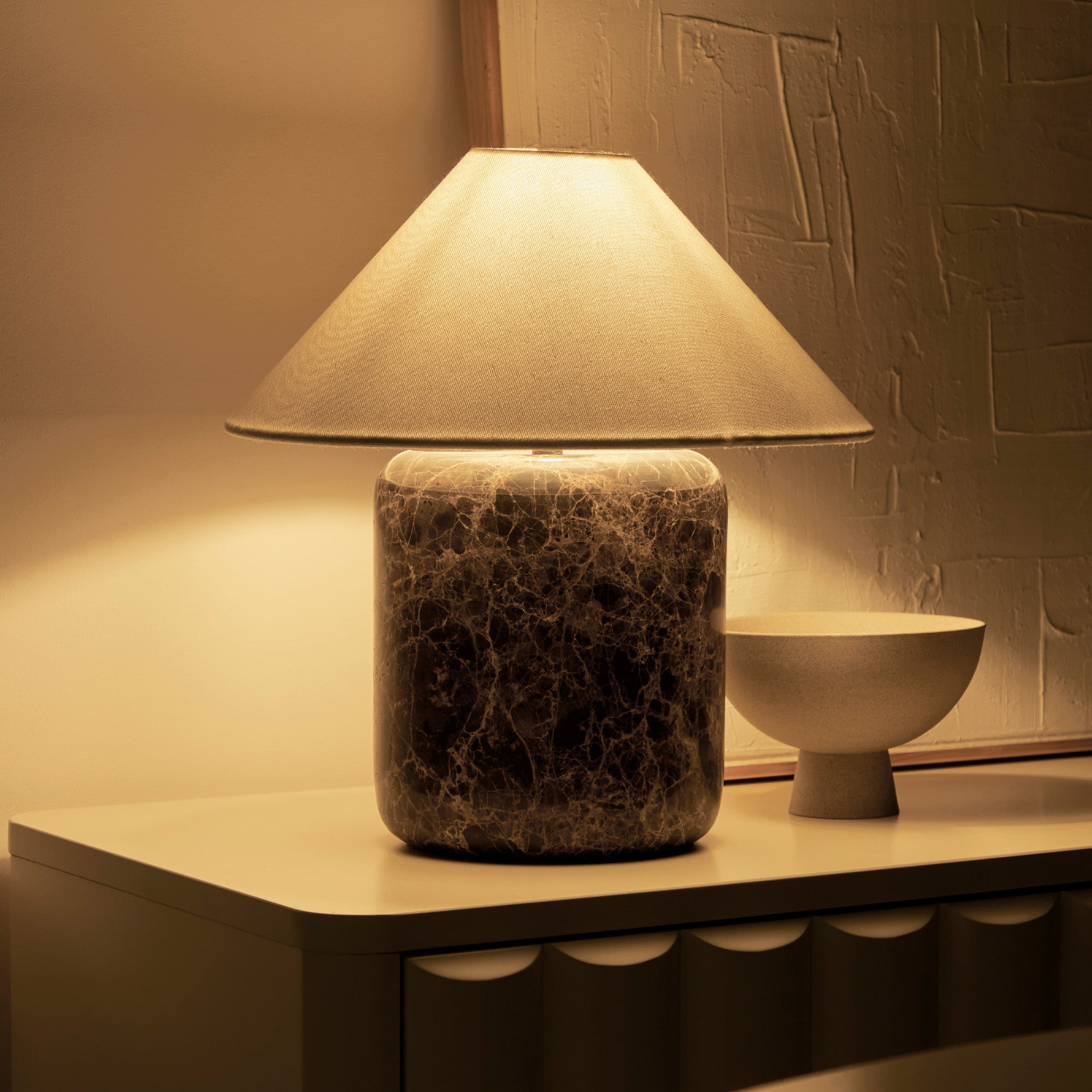 Blake Marble Table Lamp Cocoa product image 4