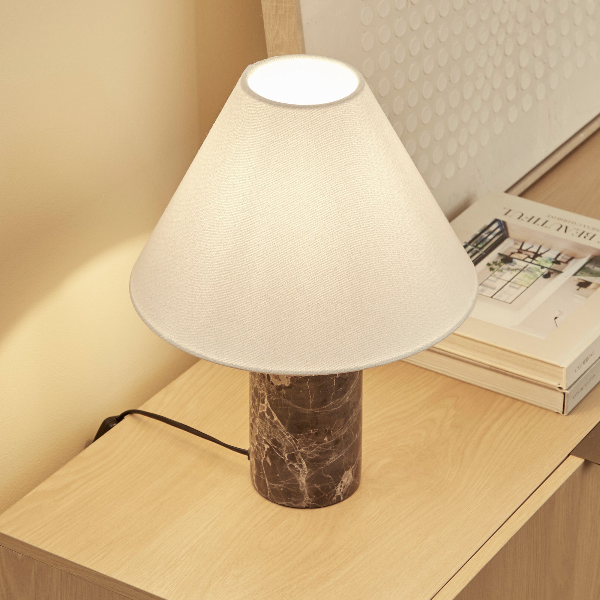 Arabella Marble Table Lamp Cocoa product image 6