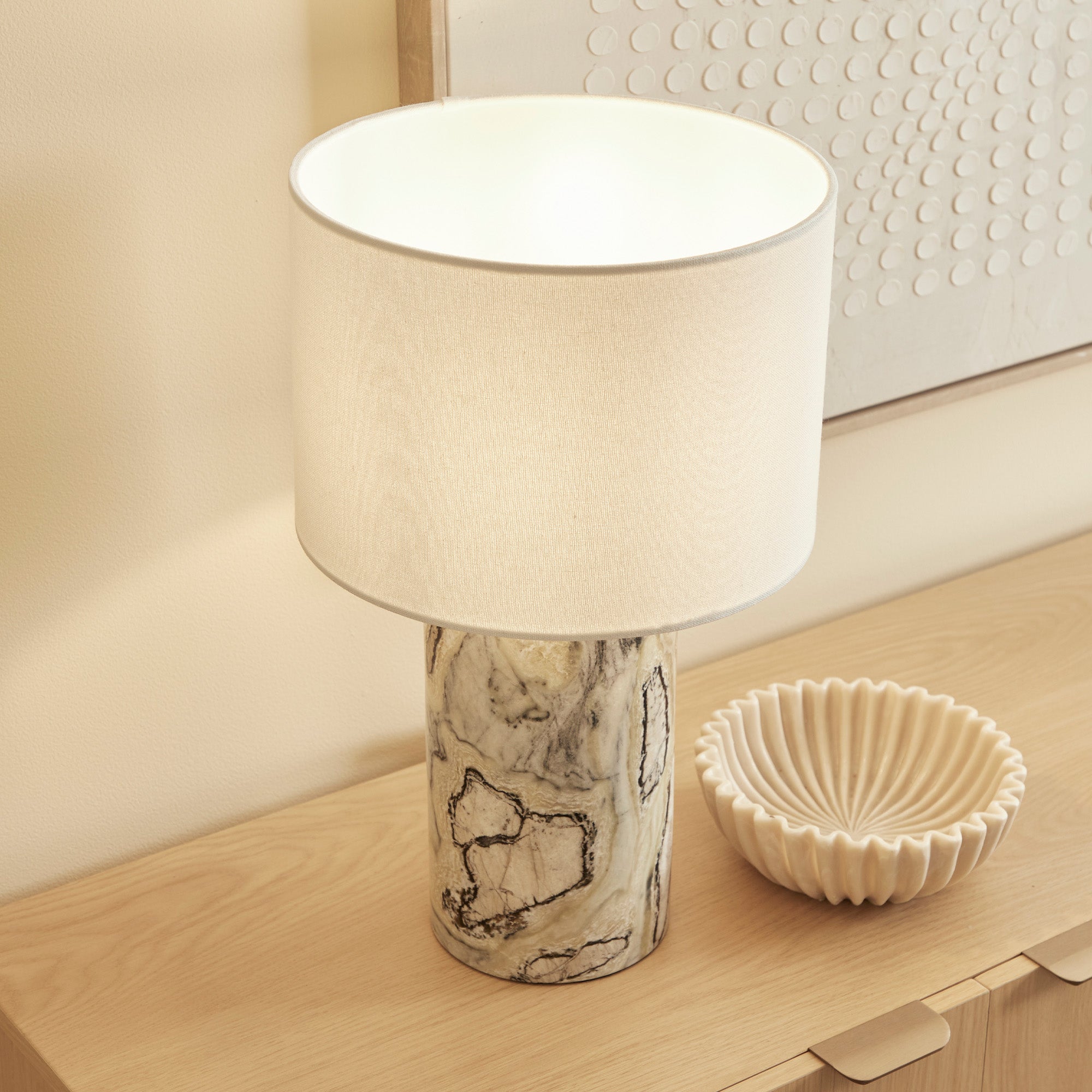 Quinn Marble Table Lamp Jade product image 5