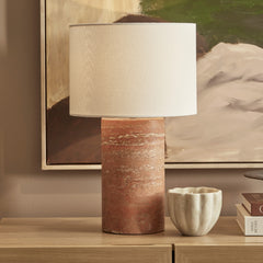 Quinn Marble Table Lamp Terracotta product image 4