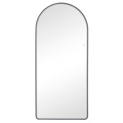 Luna 180cm Arch Front Illuminated Mirror Black product image 2