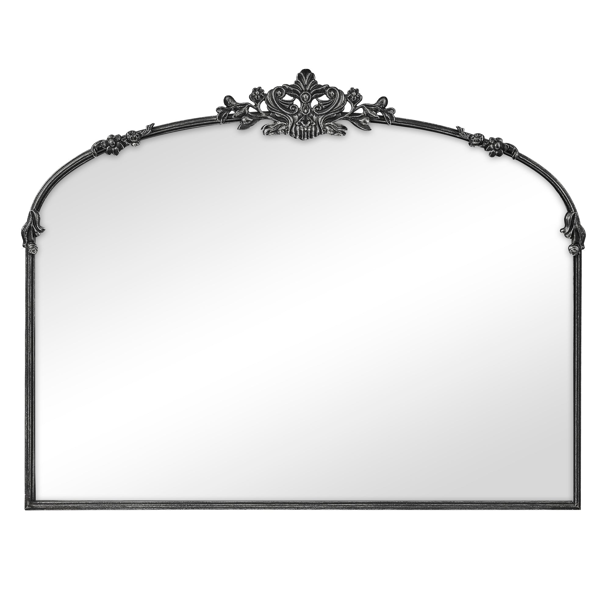 Florence 100cm Baroque Mirror Black product image 2