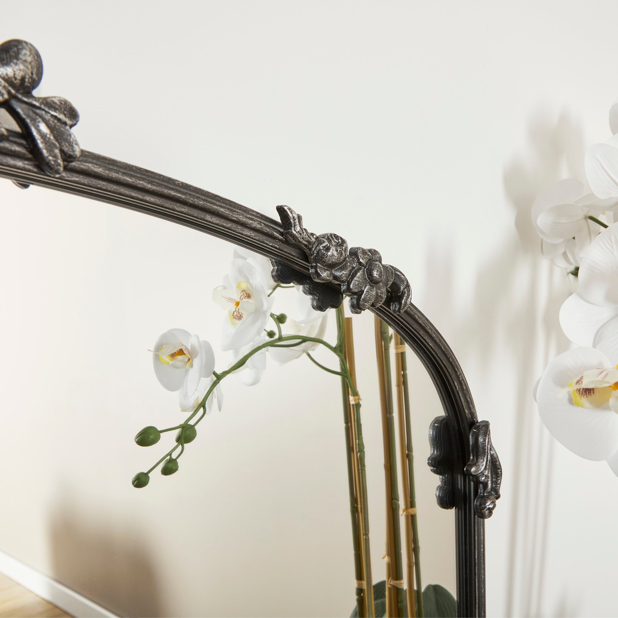 Florence 100cm Baroque Mirror Black product image 5
