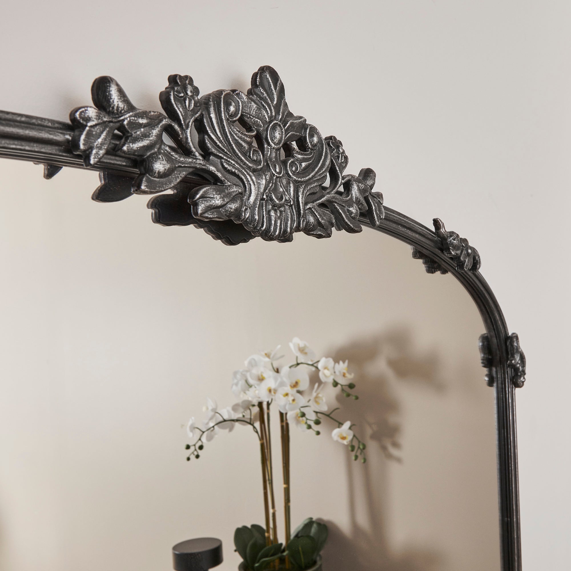 Florence XL 180cm Baroque Mirror Black product image 5