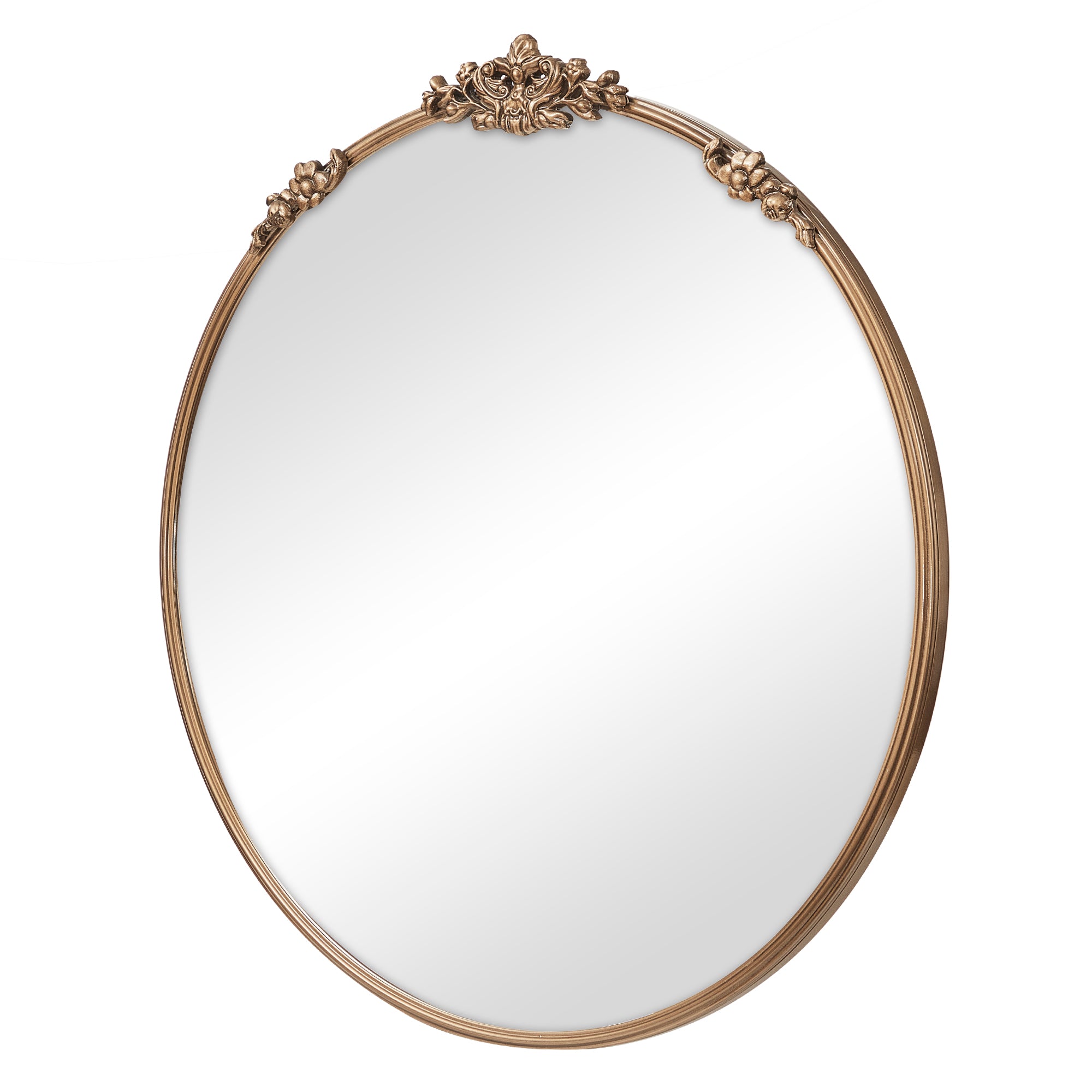 Florence 80cm Baroque Round Mirror Gold product image 7
