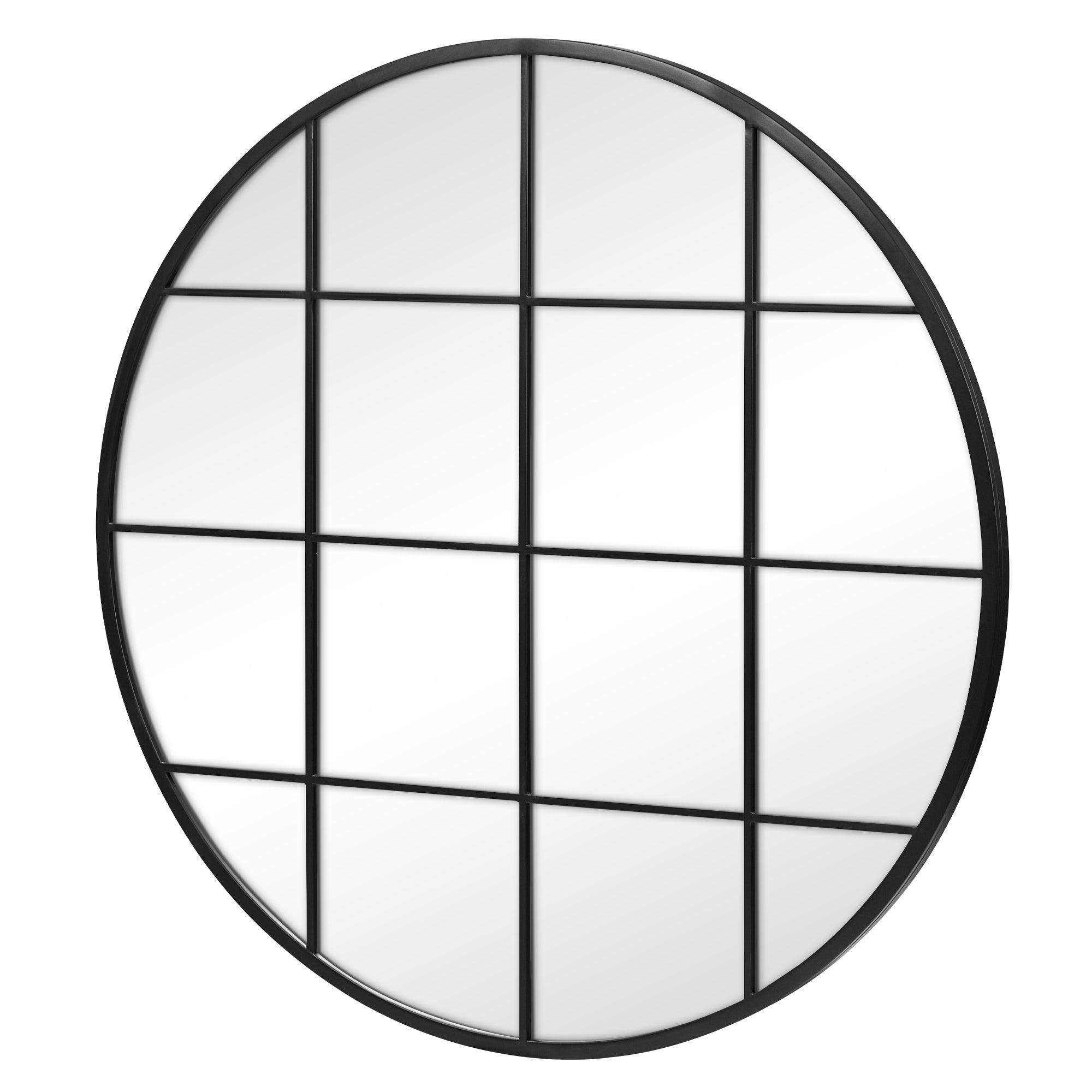 Sophia 112cm Round Mirror Black product image 6