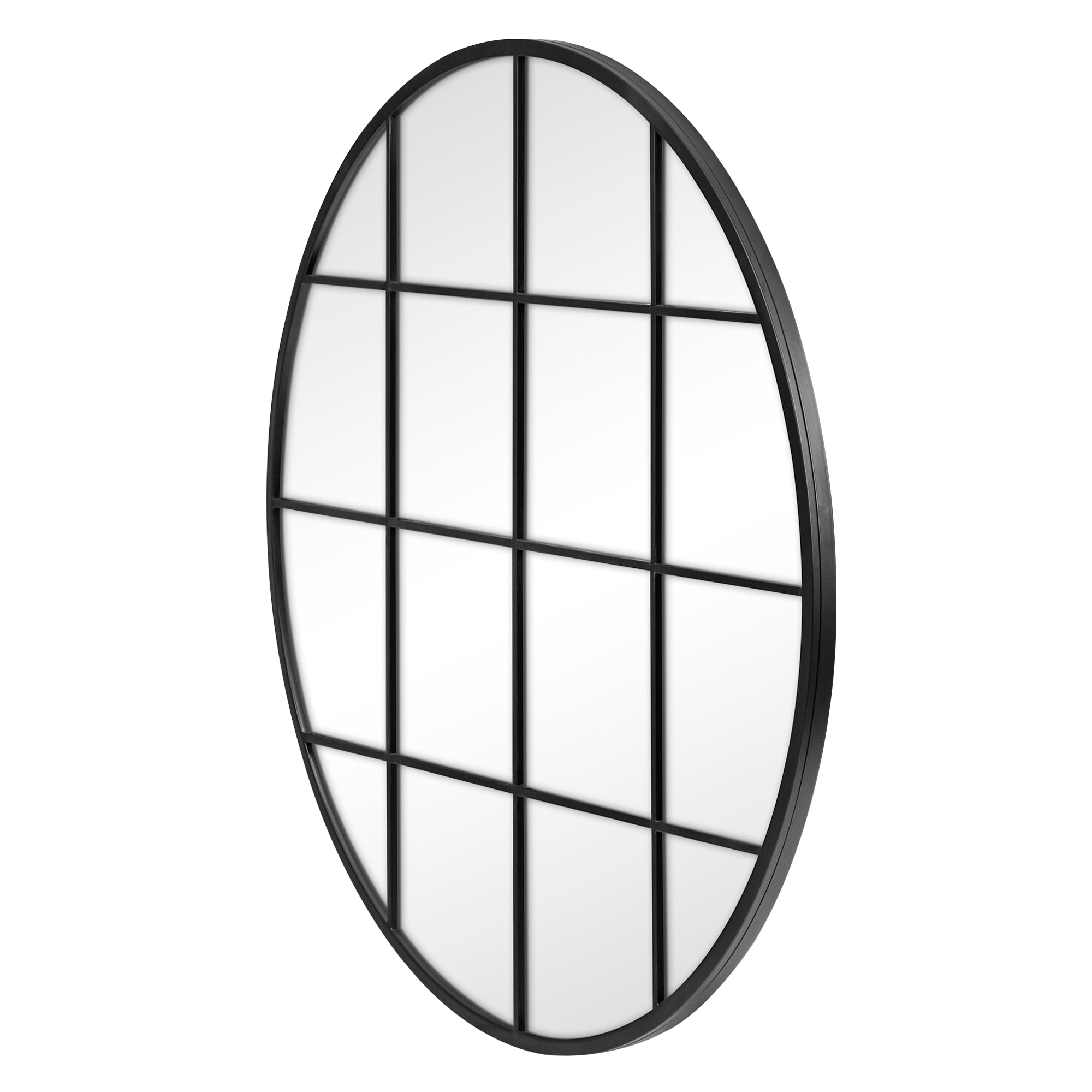 Sophia 112cm Round Mirror Black product image 7