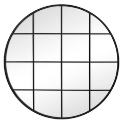 Sophia 112cm Round Mirror Black product image 2
