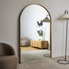 Arden 180cm Arch Mirror Black lifestyle image
