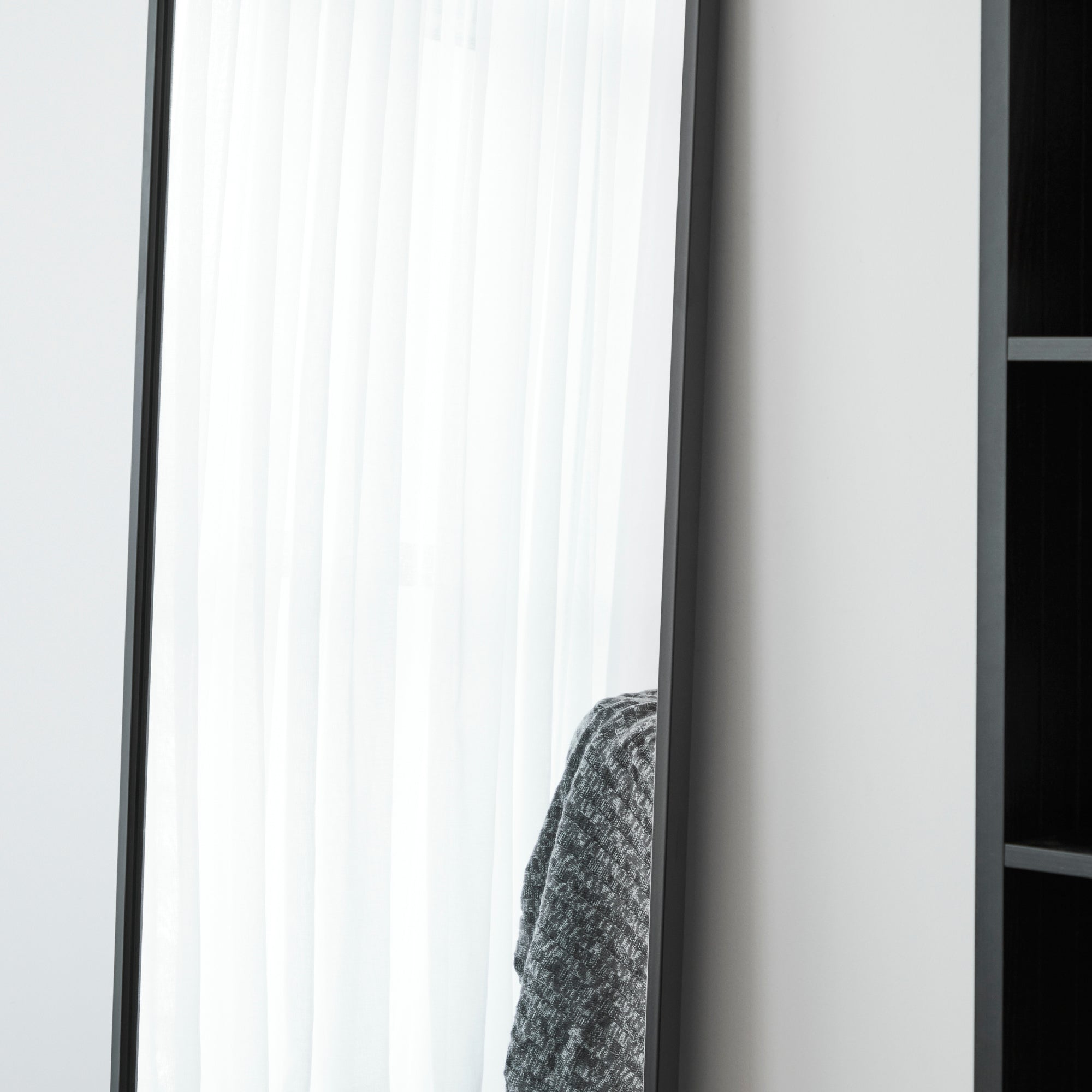 Orbit Sphere 180cm Floor Length Mirror Black product image 5