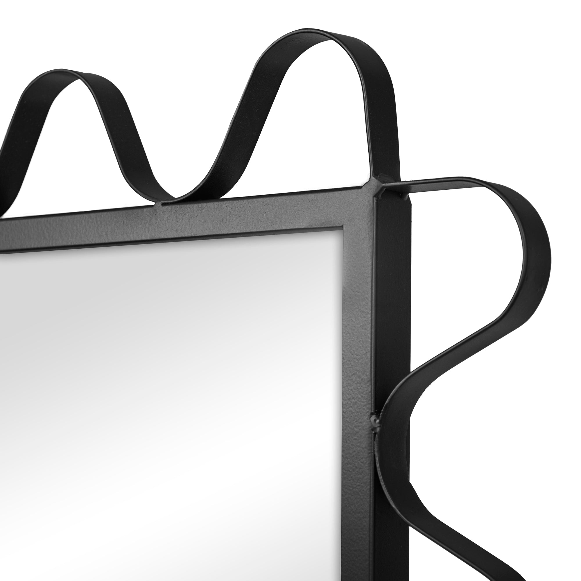 Aria Wavey 180cm Floor Length Mirror Black product image 7