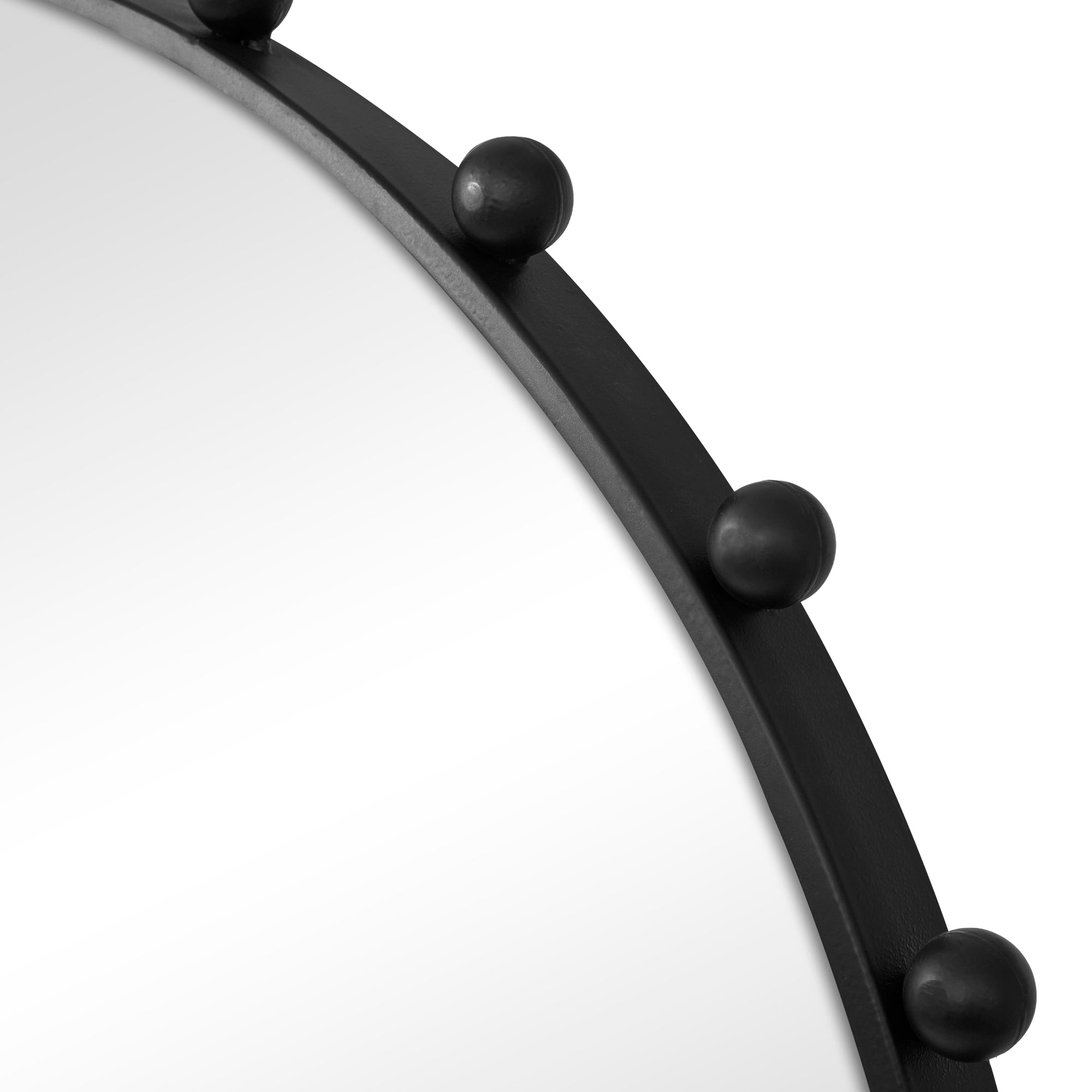 Orbit Sphere 90cm Round Mirror Black product image 6