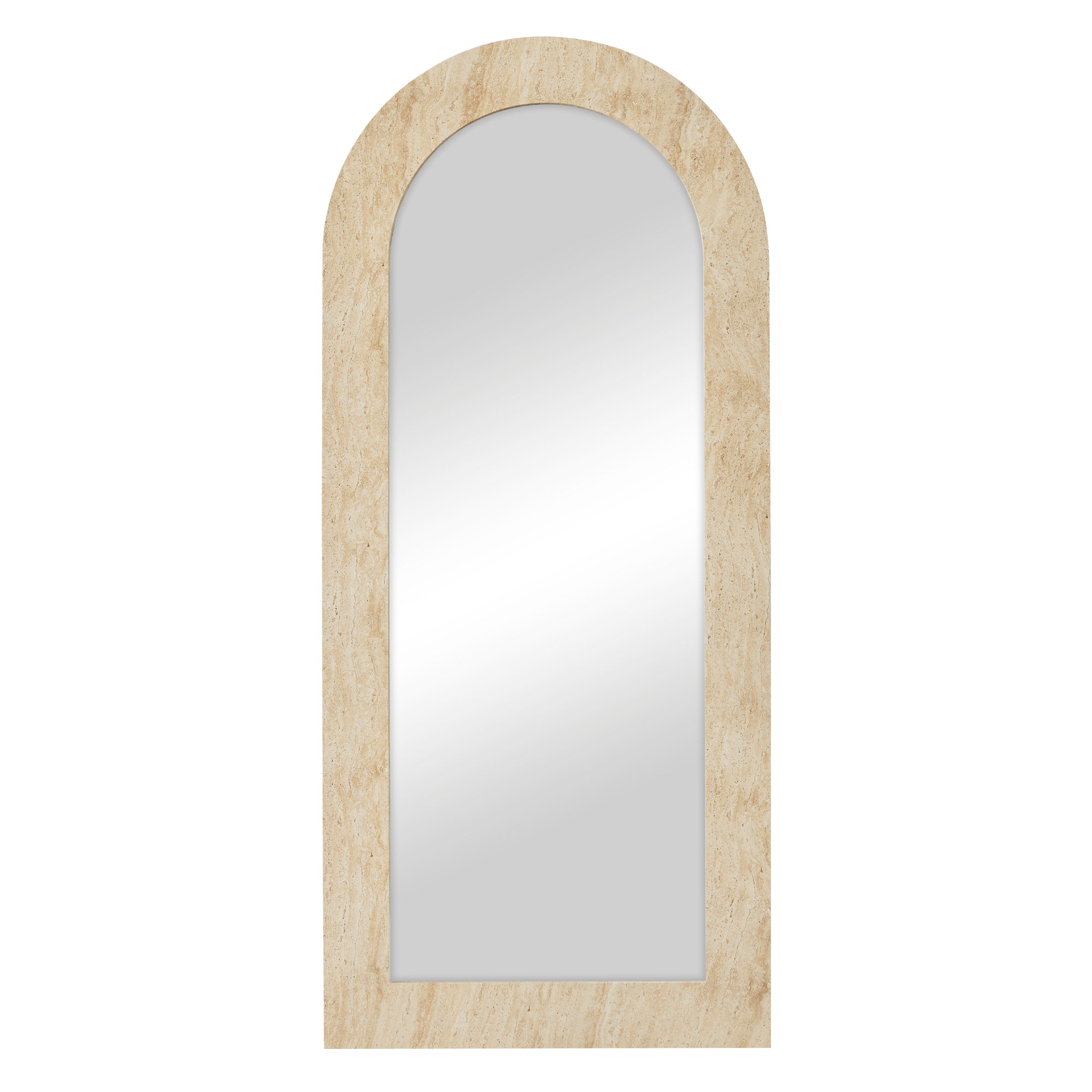 Sienna 180cm Arch Mirror Travertine Look product image 2