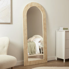 Sienna 180cm Arch Mirror Travertine Look lifestyle image