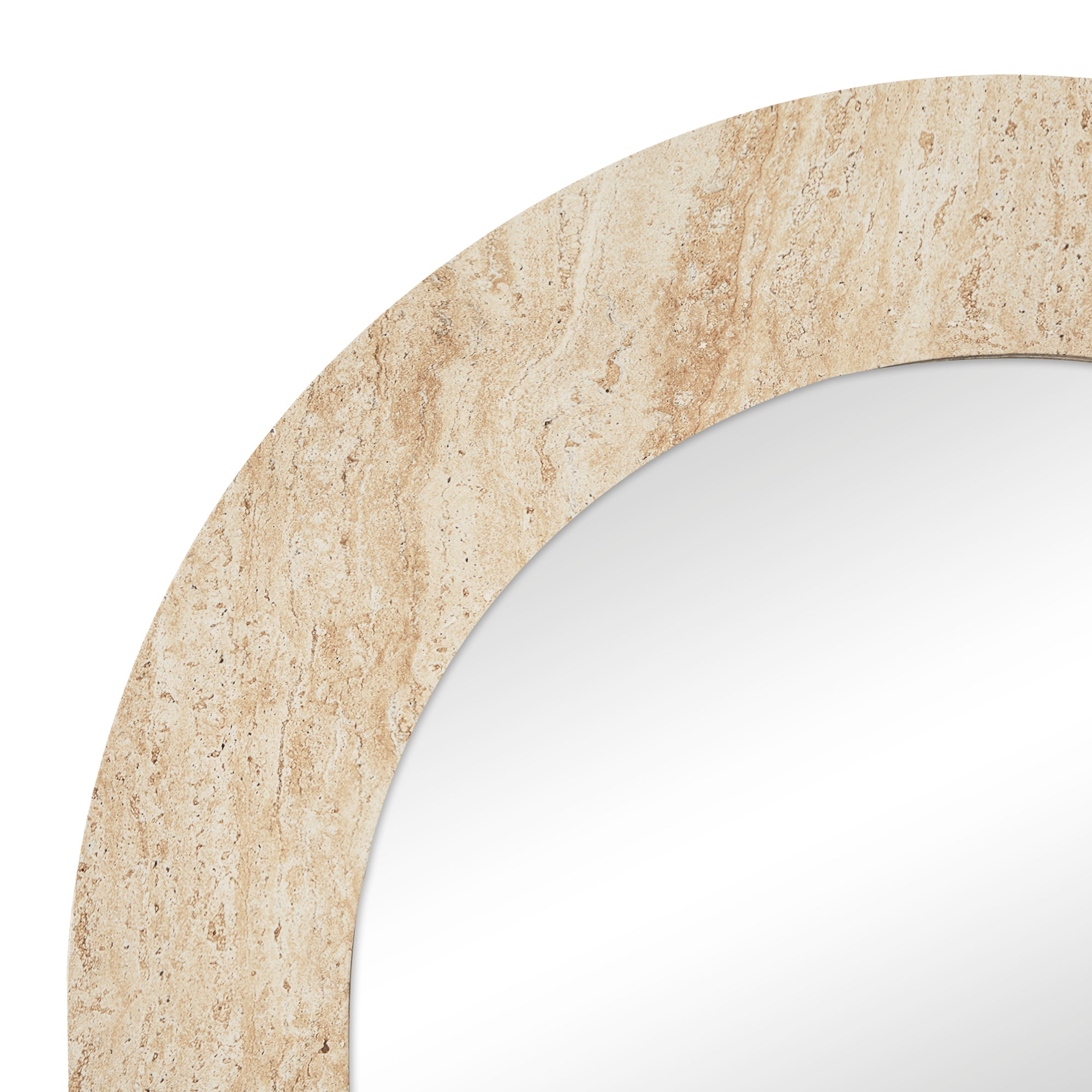 Sienna 180cm Arch Mirror Travertine Look product image 6