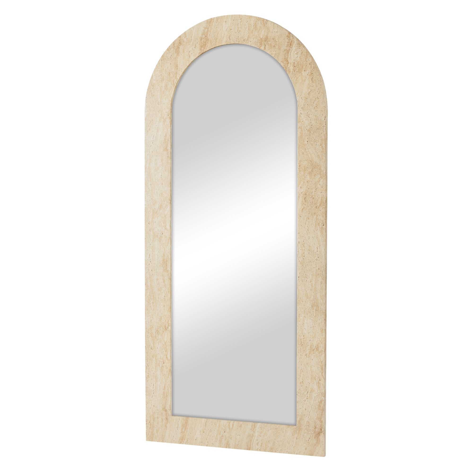 Sienna 180cm Arch Mirror Travertine Look product image 7