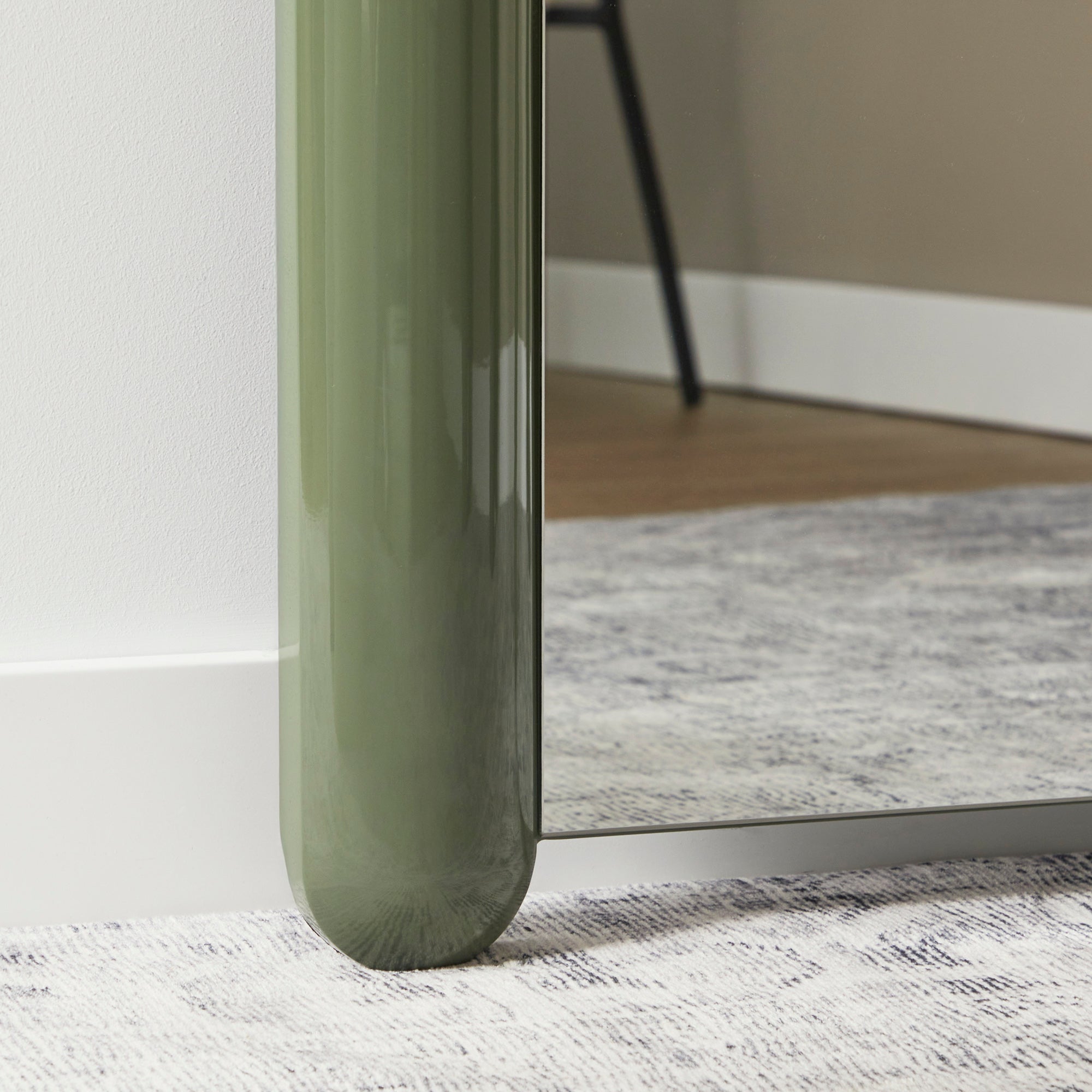 Gigi 180cm Gloss Arch Mirror Olive product image 5