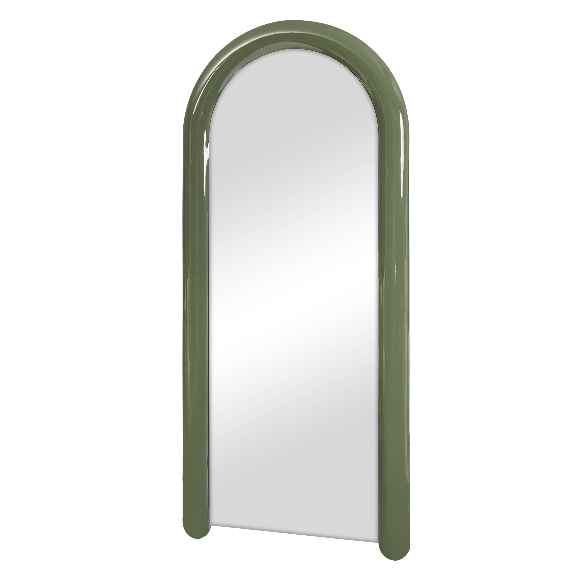 Gigi 180cm Gloss Arch Mirror Olive product image 7