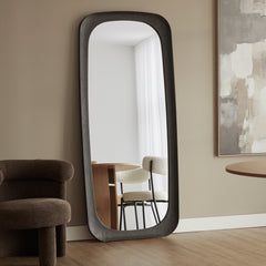 Rue 180cm Rectangle Mirror Black lifestyle image