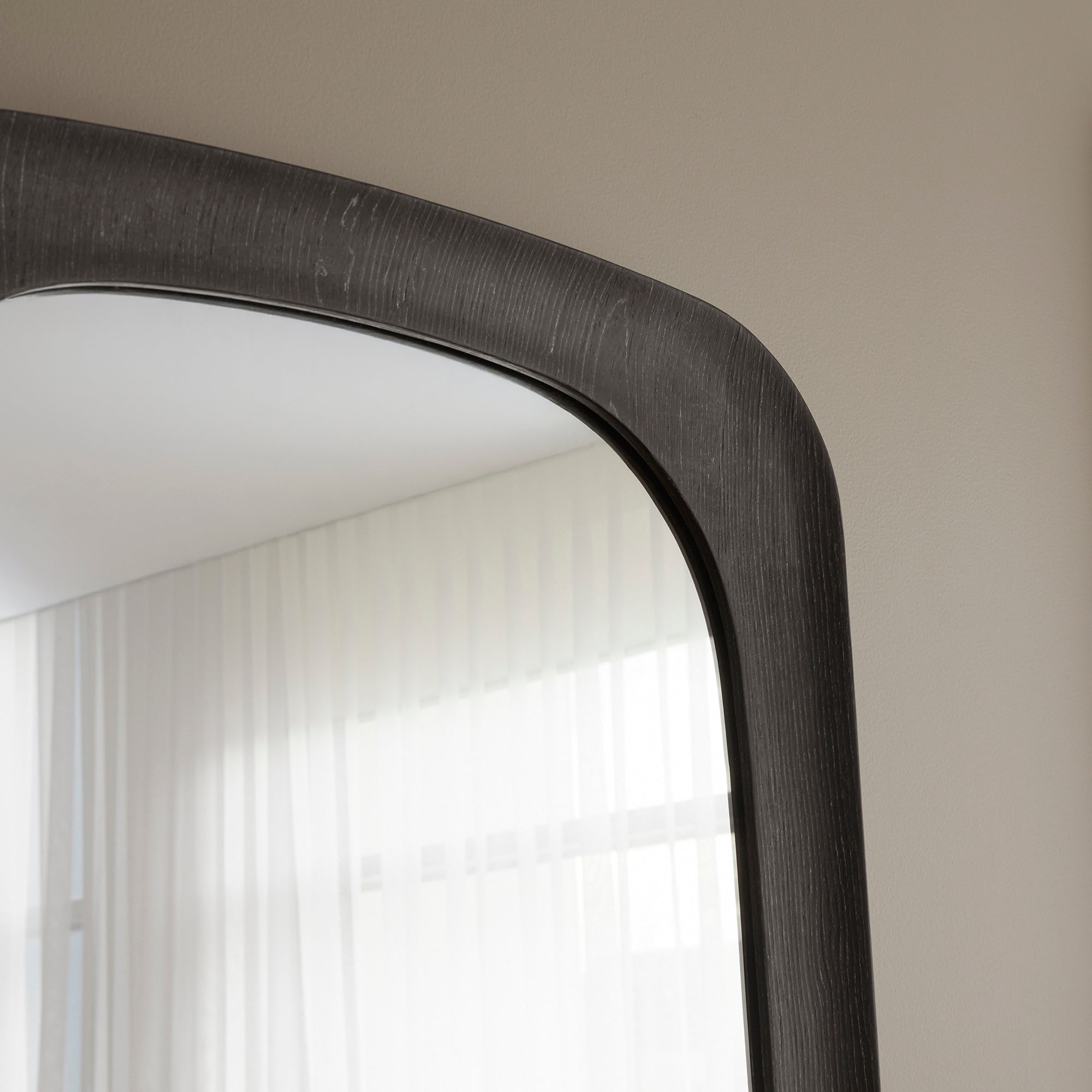 Rue 180cm Rectangle Mirror Black product image 4