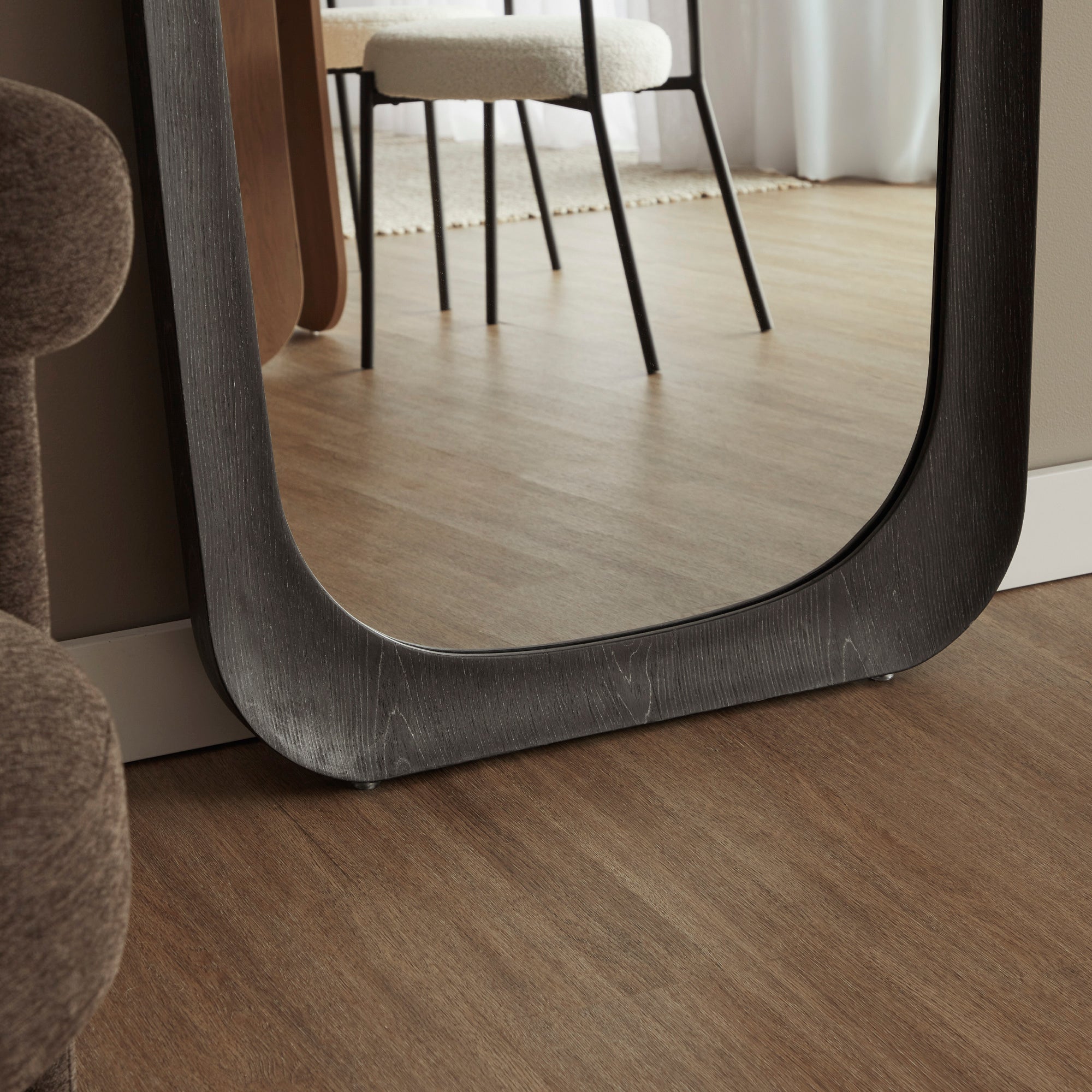 Rue 180cm Rectangle Mirror Black product image 6