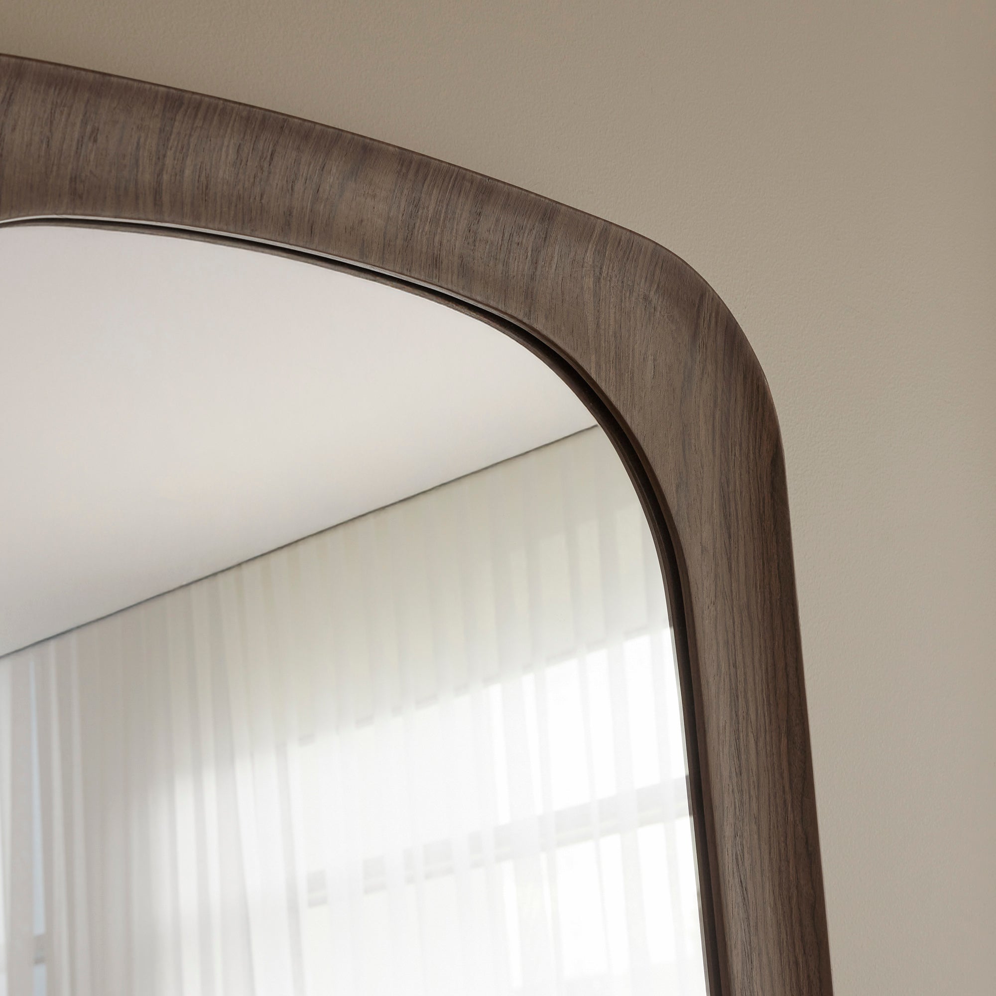 Rue 180cm Rectangle Mirror Walnut product image 4