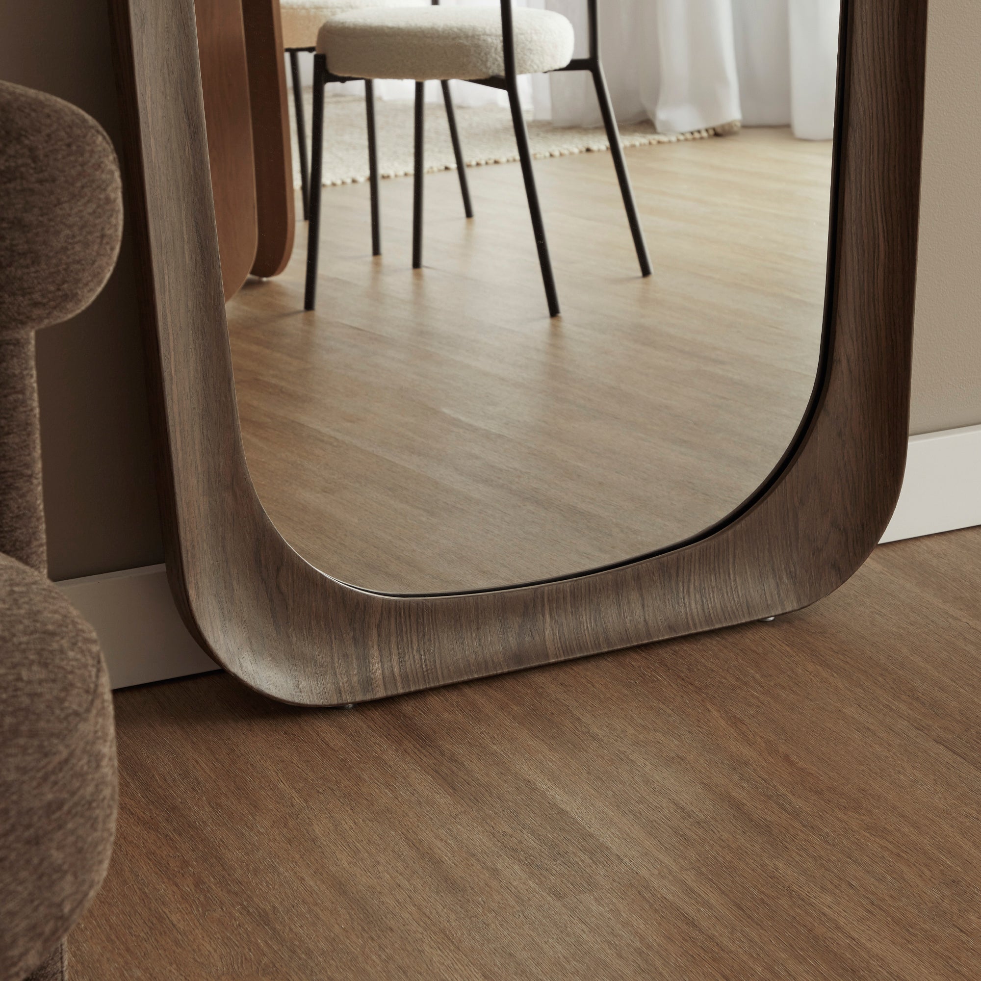 Rue 180cm Rectangle Mirror Walnut product image 6