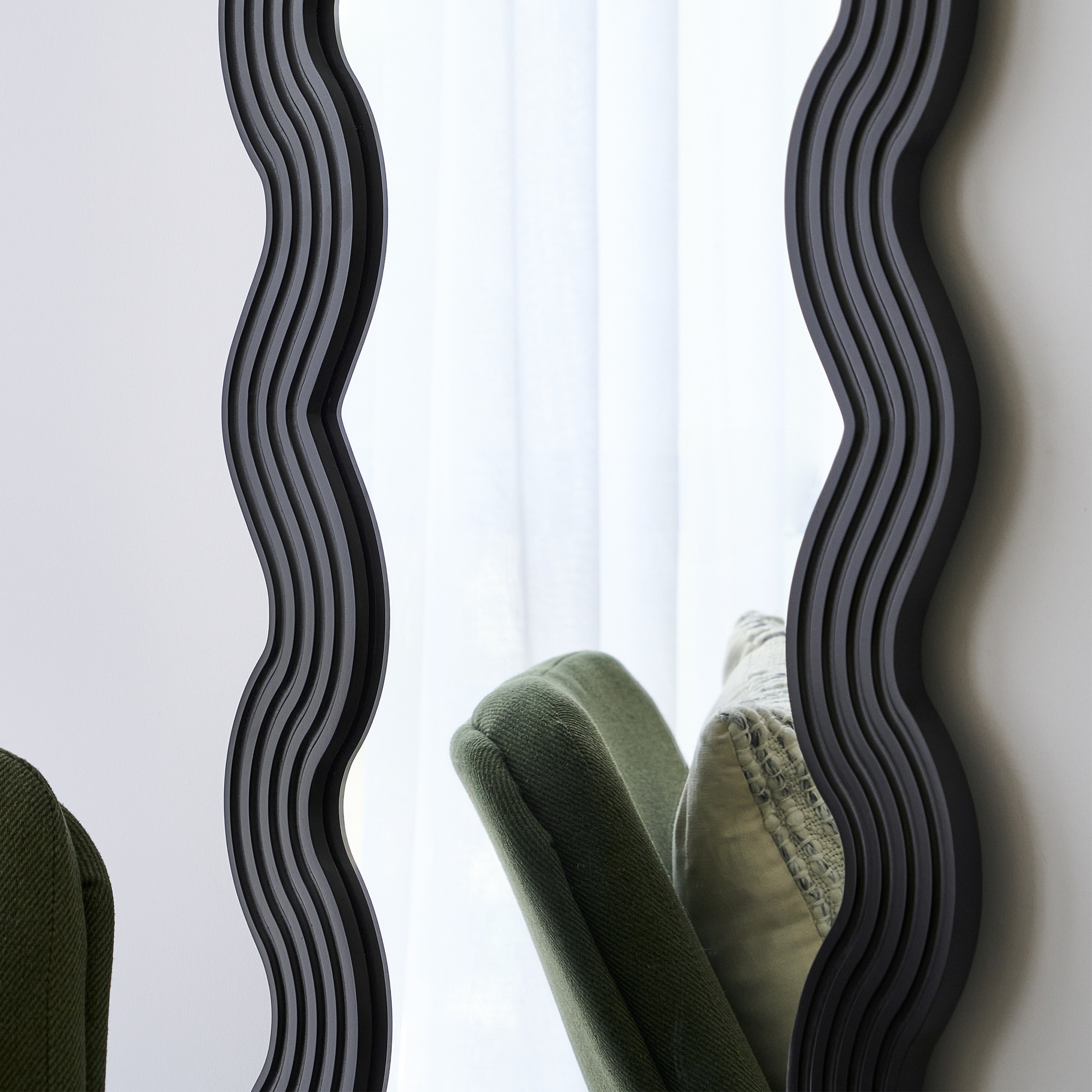 Lulu 160cm Floor Mirror Black product image 4