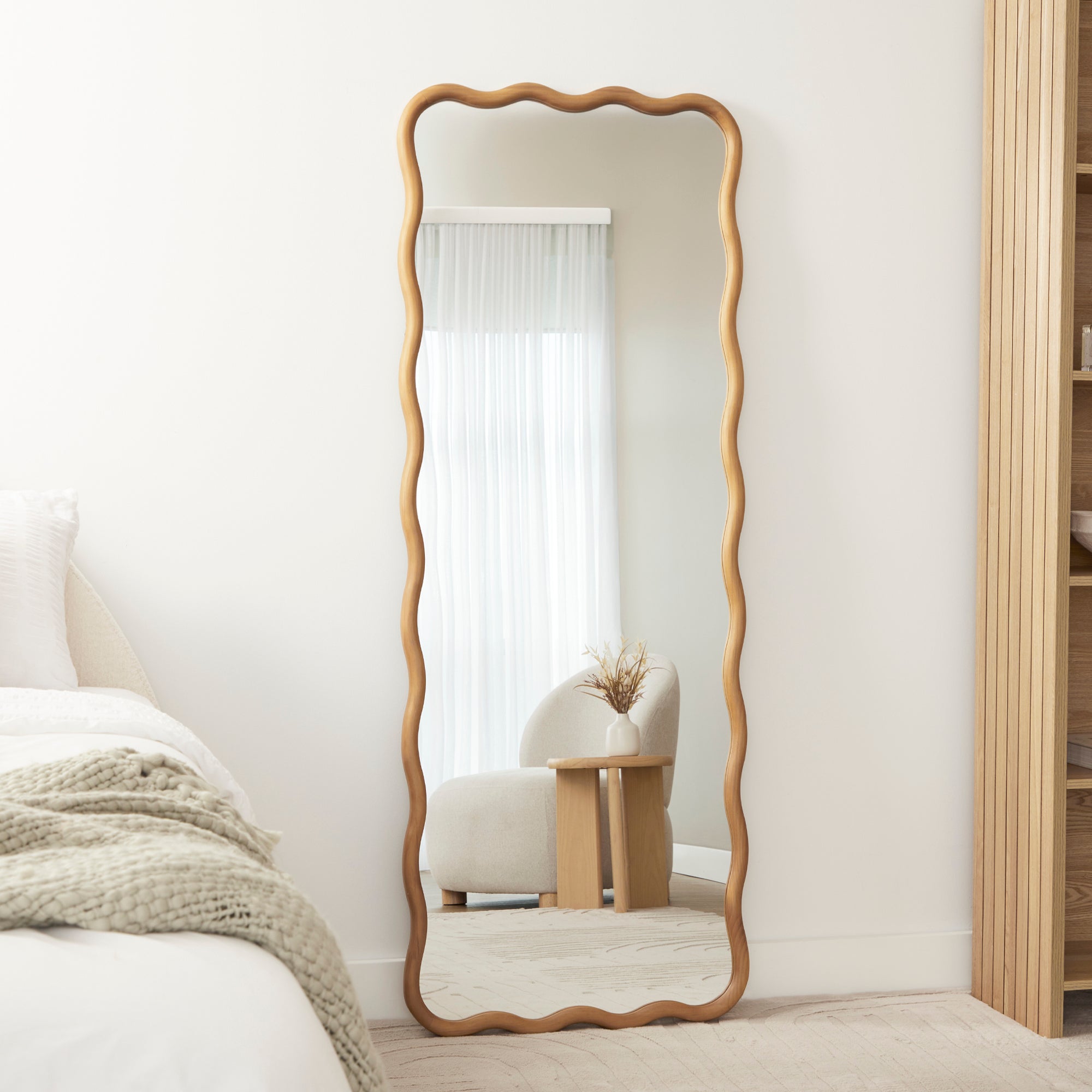 Codie 160cm Floor Mirror Natural lifestyle image