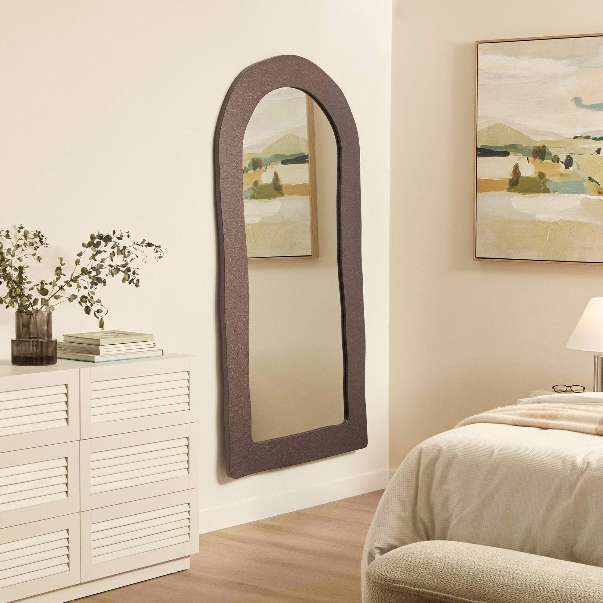 Alex 180cm Arch Mirror Chocolate product image 5