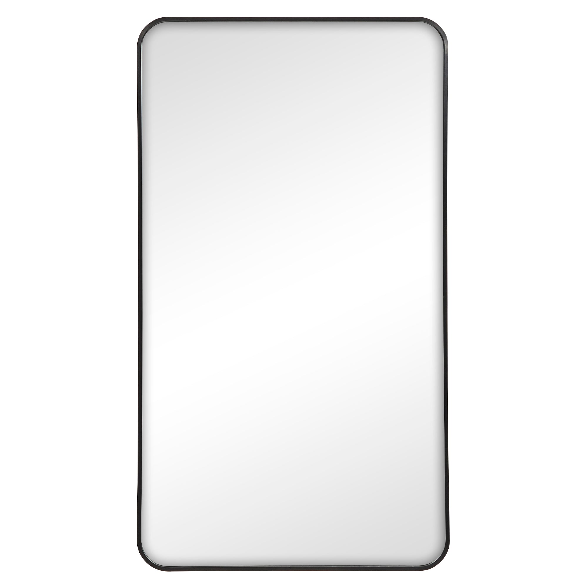 Gia 100cm Rounded Rectangle Mirror Black product image 2