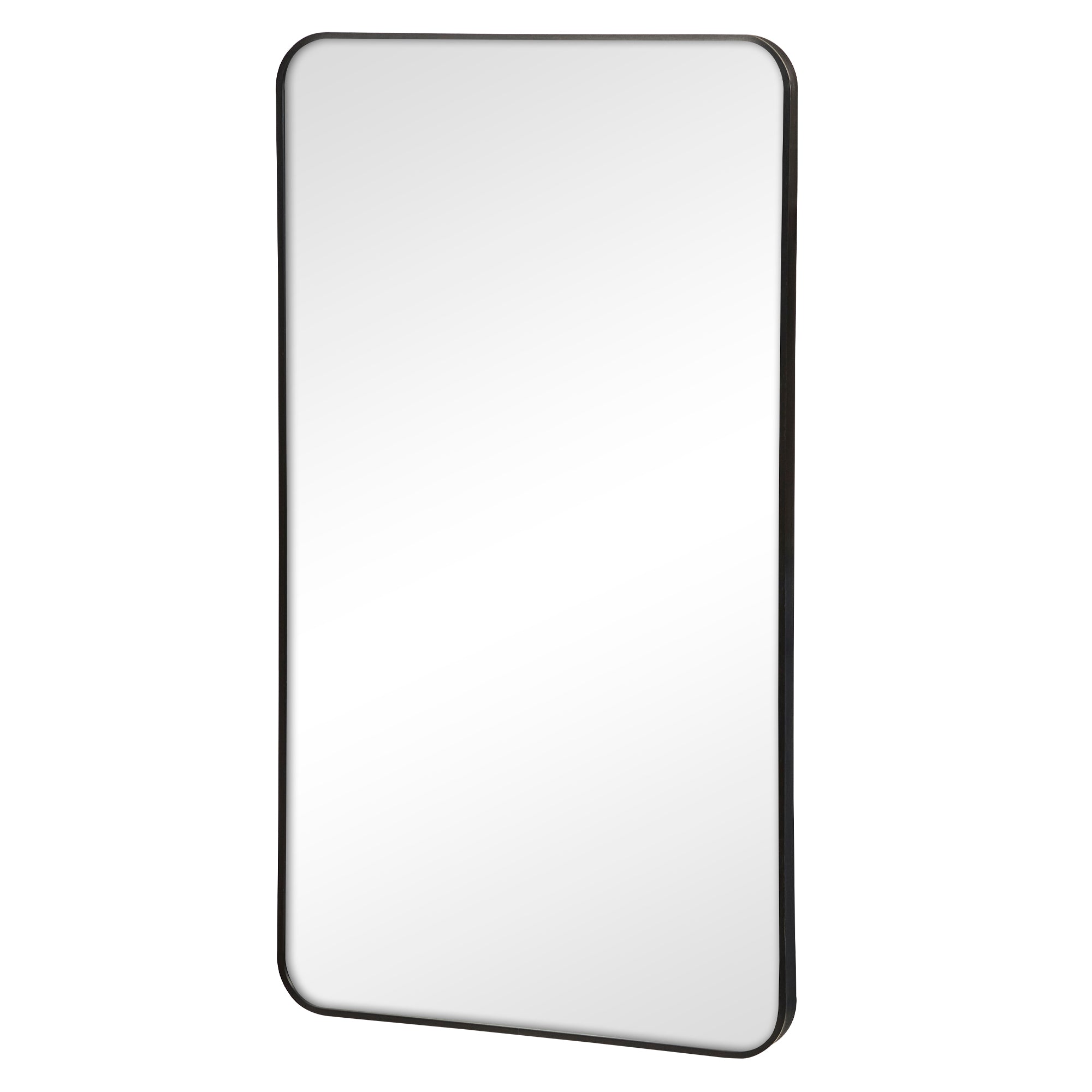 Gia 100cm Rounded Rectangle Mirror Black product image 5