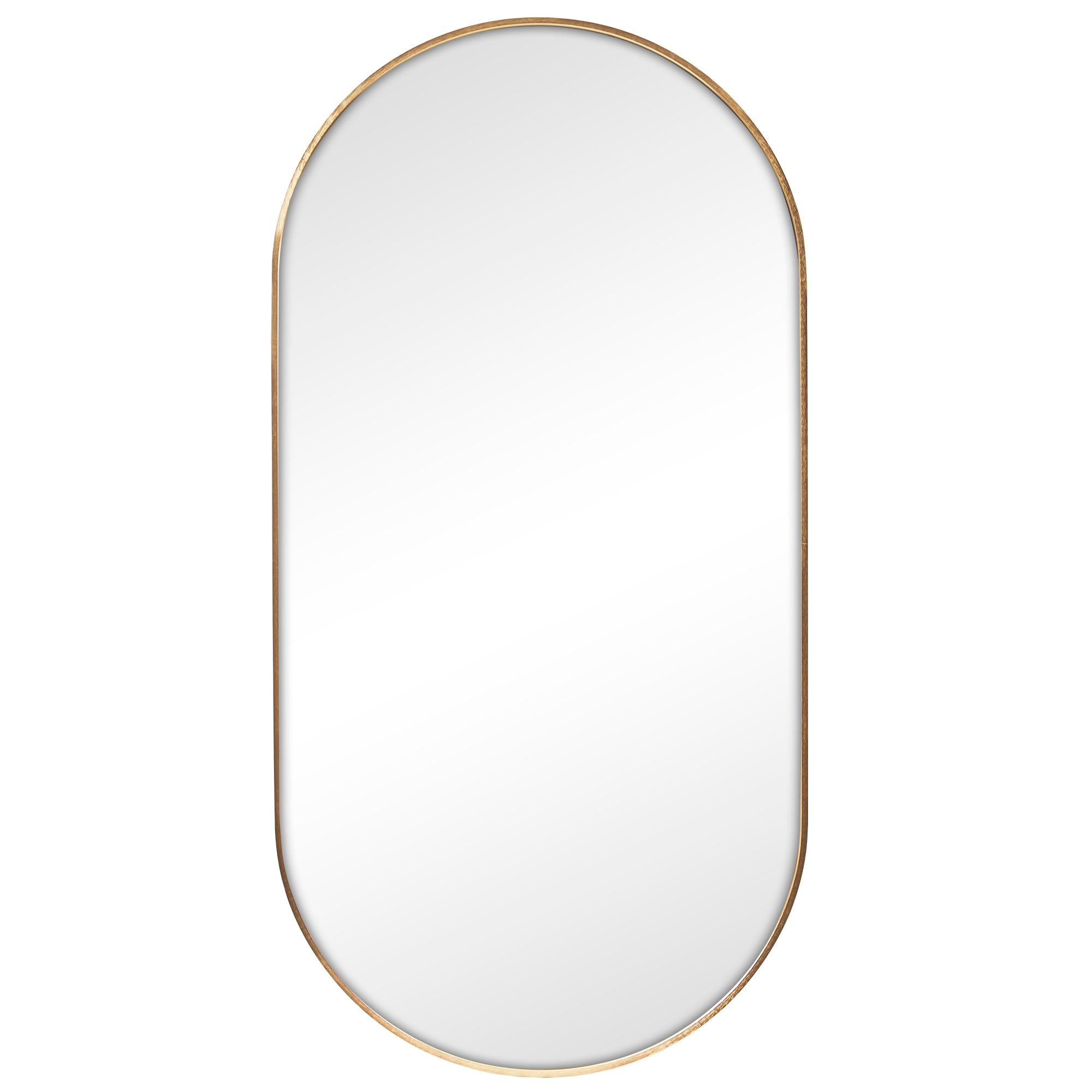 Zoe 120cm Oval Aluminium Mirror Gold product image 2