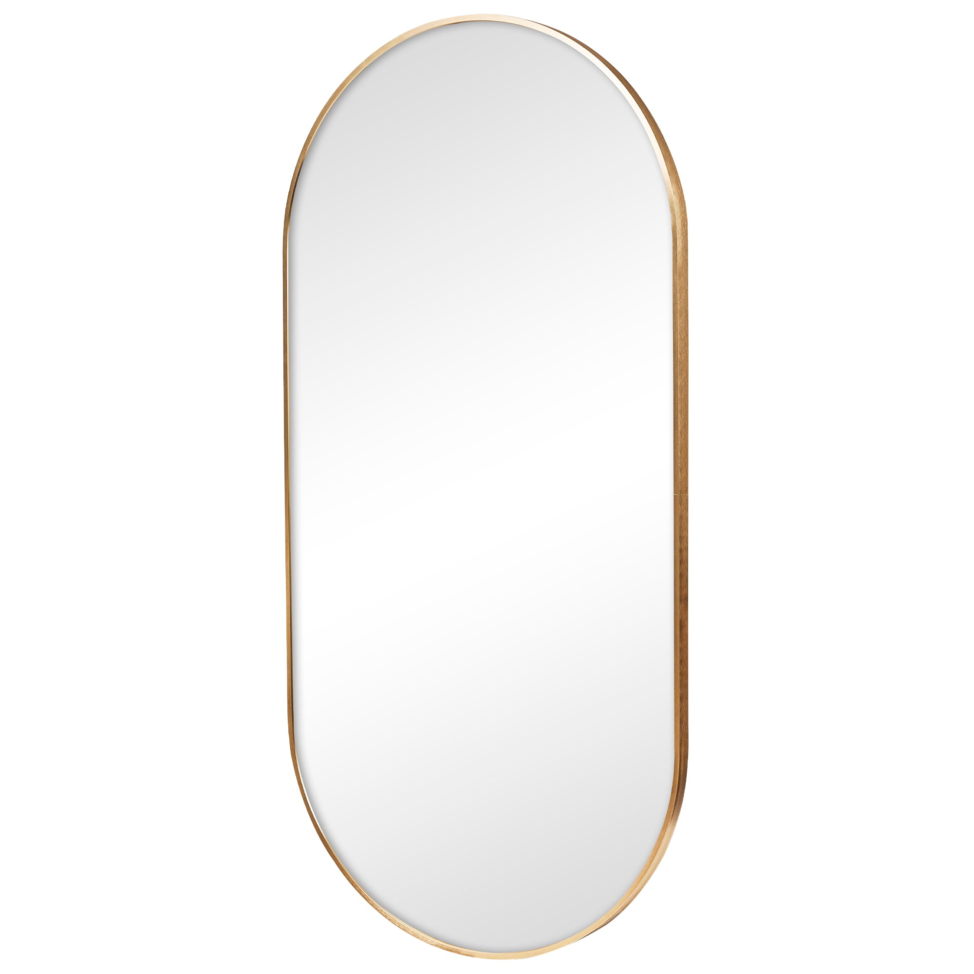 Zoe 120cm Oval Aluminium Mirror Gold product image 7