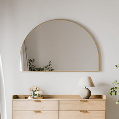 Zali XL 150cm Arched Mirror Gold product image 4