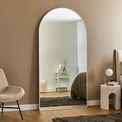 Cindy XXL 200cm Arch Mirror White lifestyle image