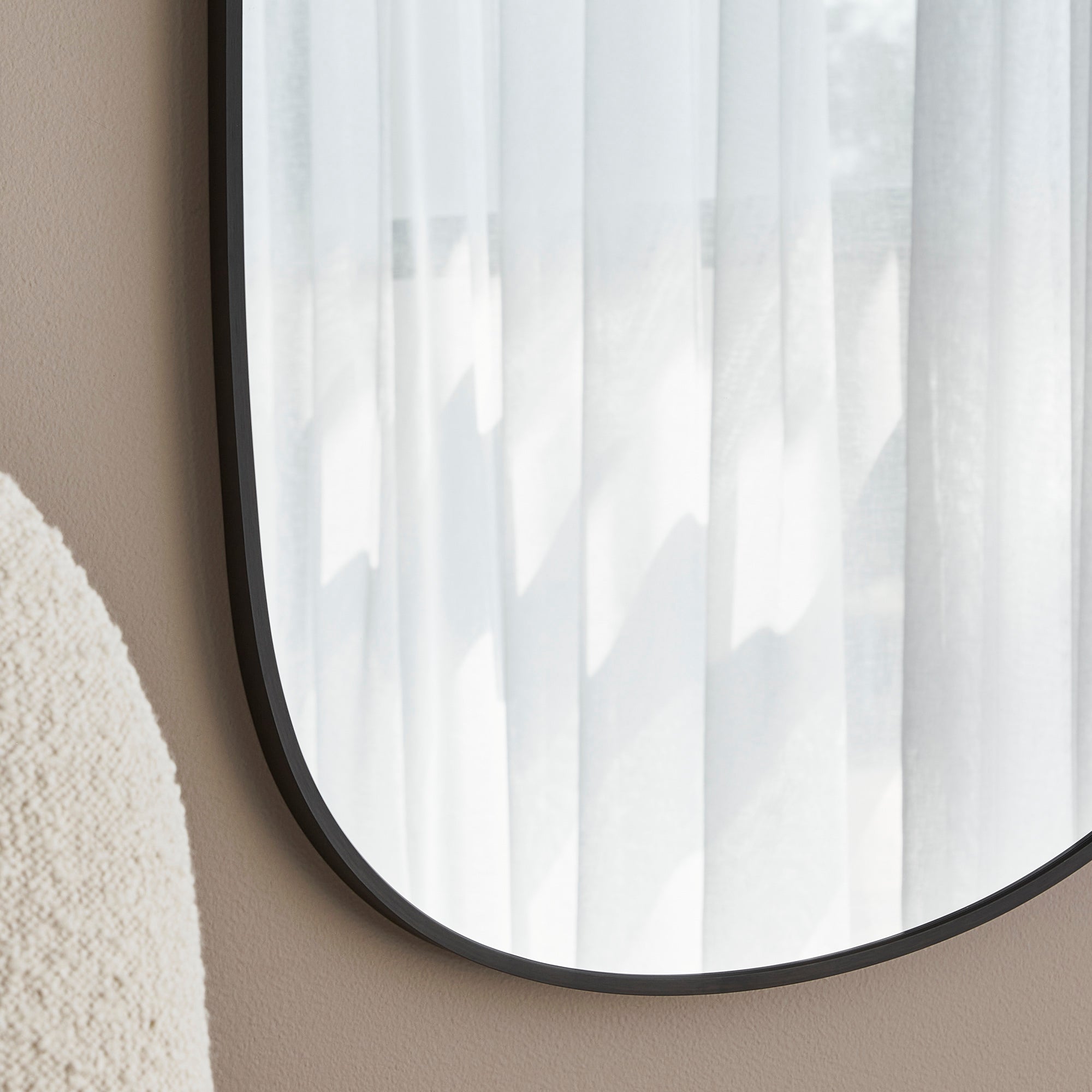 Sage 110cm Organic Mirror Black product image 4