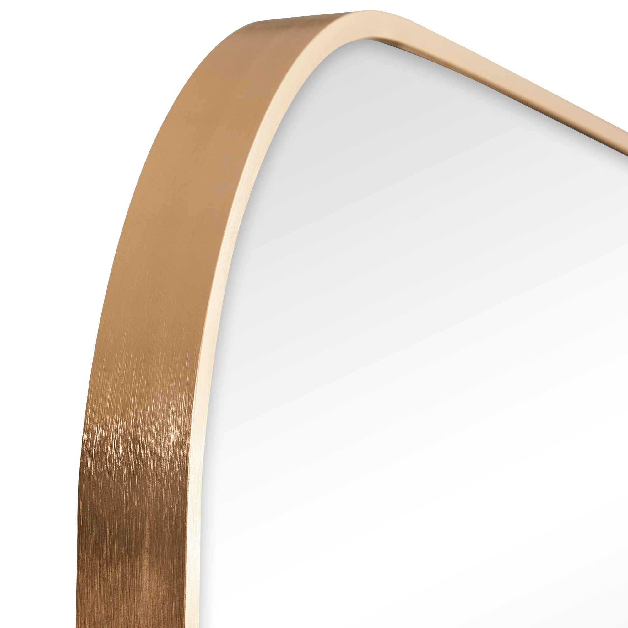 Ivy 165cm Rounded Mirror Gold product image 7