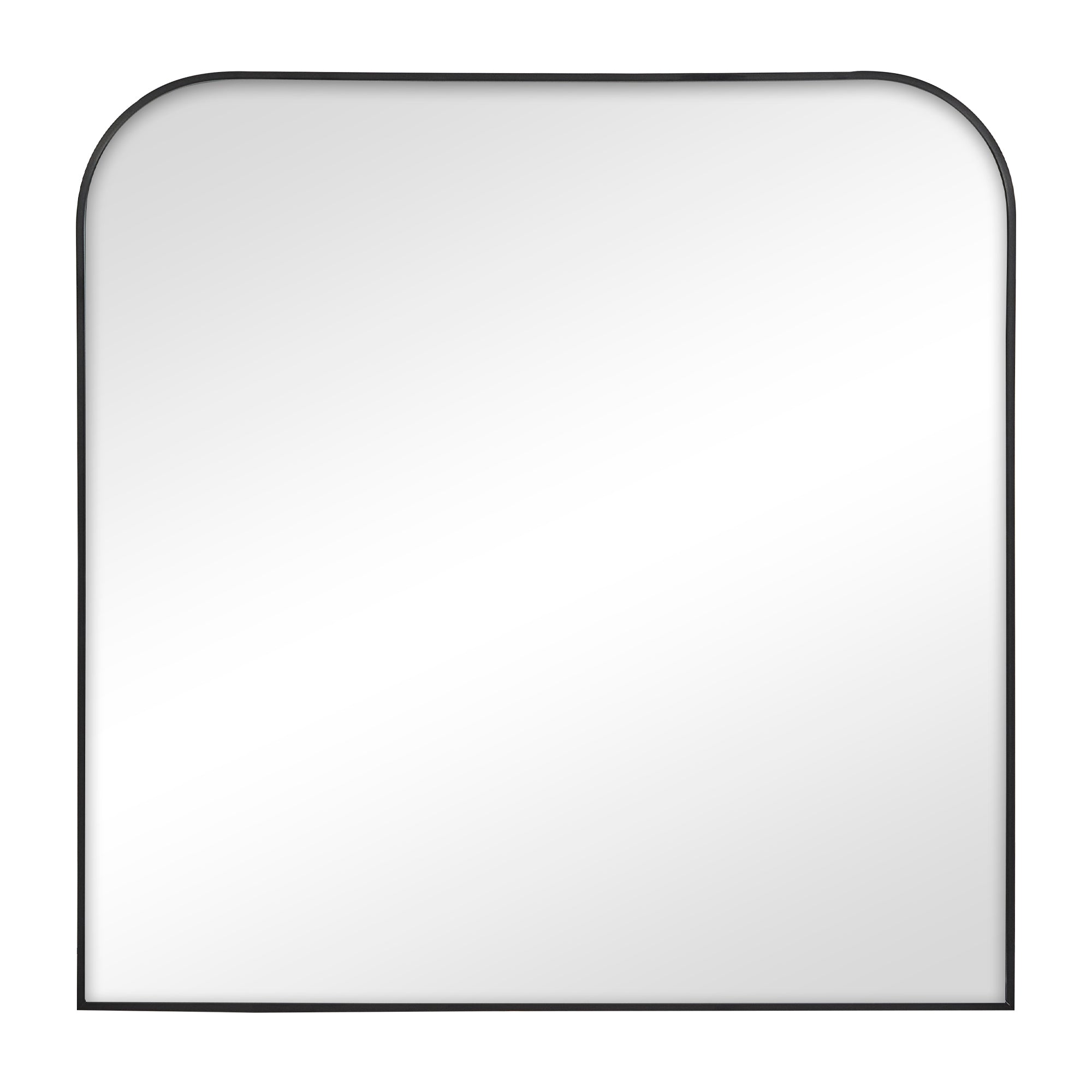 Ivy 90cm Rounded Mirror Black product image 2