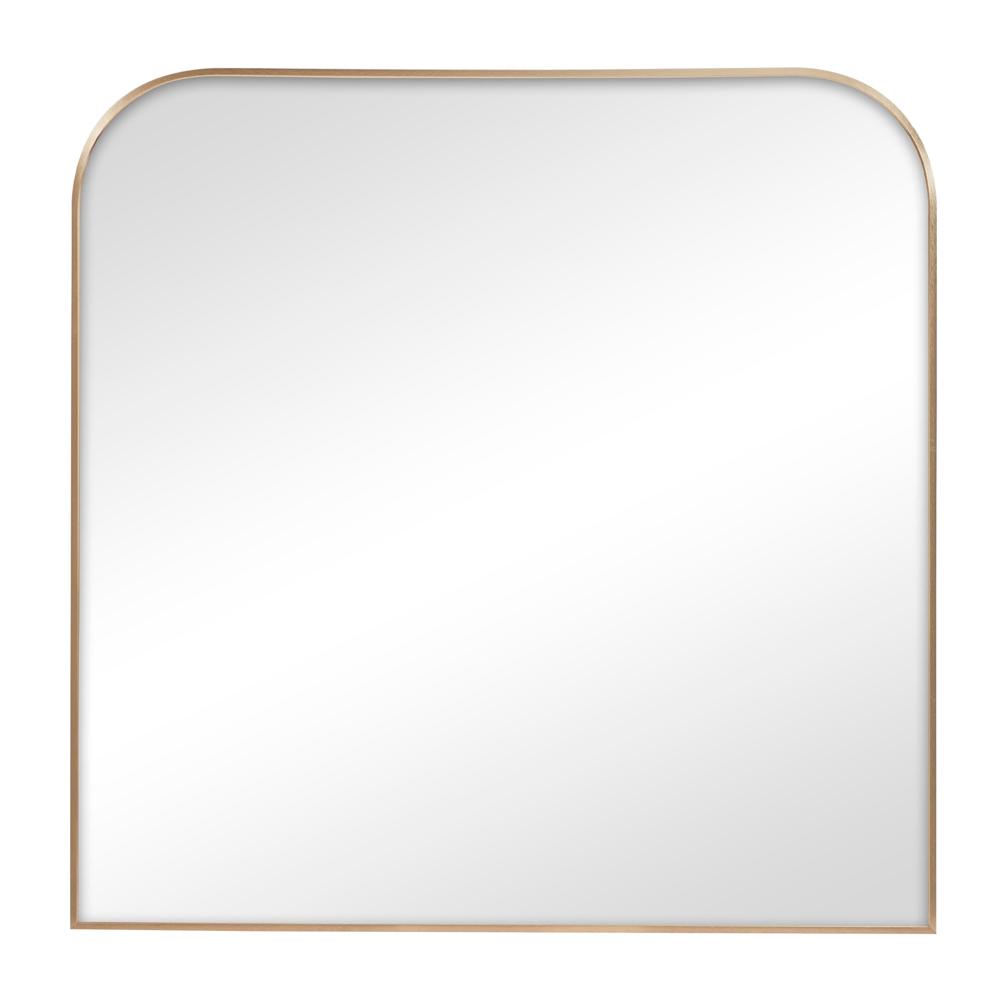Ivy 90cm Rounded Mirror Gold product image 2